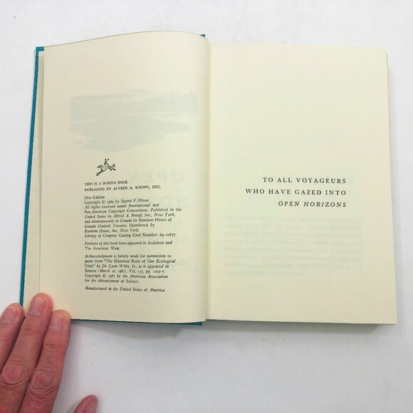 Open Horizon by Sigurd F. Olson First Edition Signed HBDC 1969 - Picture 9 of 12